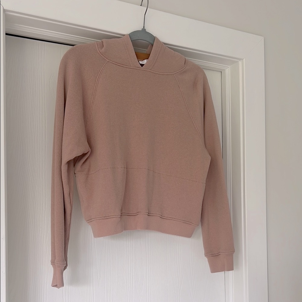 Out From Under Mauve Cropped Hoodie